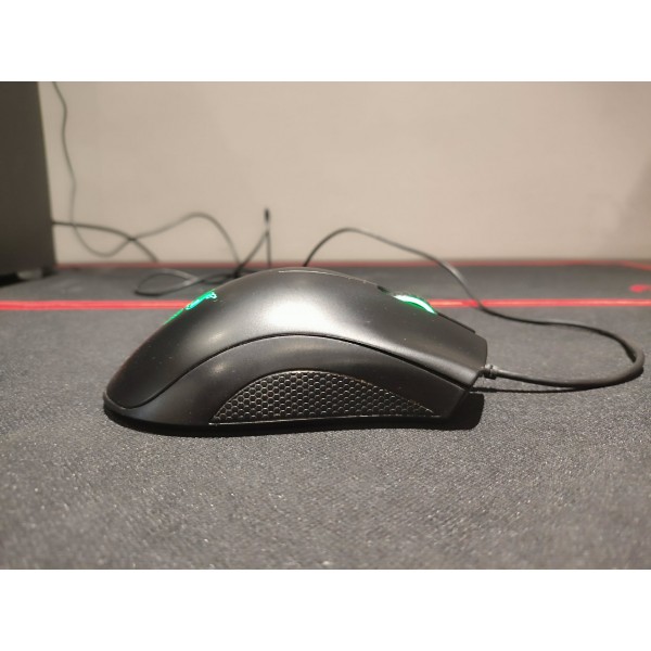 Μεταχειρισμένο Gaming Mouse Razer DeathAdder Essential 6400 DPI USB Μαύρο με Πράσινο Φωτισμό | Μεταχειρισμένα Parts Υπολογιστών | Μεταχειρισμένα και refurbished |