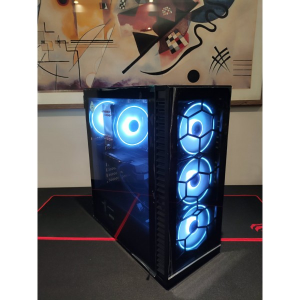 Μεταχειρισμένο Gaming PC Build AMD Ryzen 5 3600, GTX 1660 SUPER 6GB, RAM 8GB, M.2 120GB + HDD 1TB, RGB - 