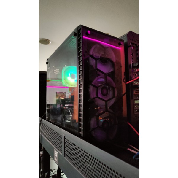 GNET Μεταχειρισμένο gaming PC Build Kolink Glass Intel Core i5-11600K, RTX 3060 Ti, RAM 16 GB, SSD 480 | Μεταχειρισμένα Gaming PC | Refurbished PC & Parts |