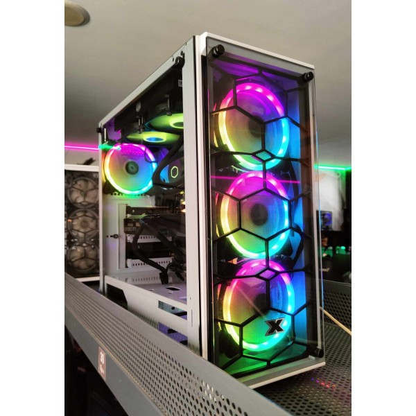 GNET Μεταχειρισμένο gaming PC Build Xigmatek Venom X White ARGB Case, Intel Core i5-11600K, RTX 3060 12GB, RAM 16  GB, M.2 512GB | Μεταχειρισμένα Gaming PC | Refurbished PC & Parts |