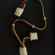 Καλώδιο τροφοδοσίας Molex 4 - pin Y Splitter 1 σε 2 | Διάφορα Εξαρτήματα | Εξαρτήματα-Αναβάθμιση |