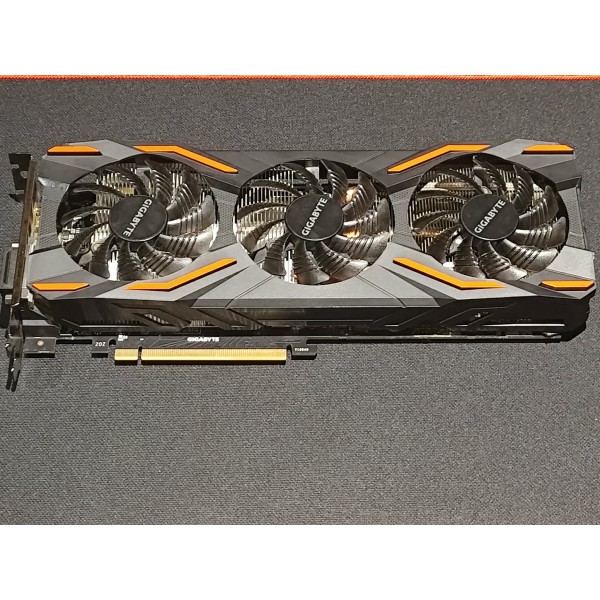 Μεταχειρισμένη κάρτα γραφικών Gigabyte GeForce GTX 1080 Windforce OC 8G 8GB GDDR5X - 