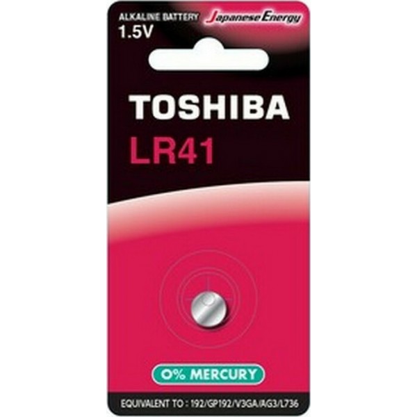 Toshiba V3GA Αλκαλική Μπαταρία Ρολογιών LR41 1.5V 1τμχ - Home Garden Hobby