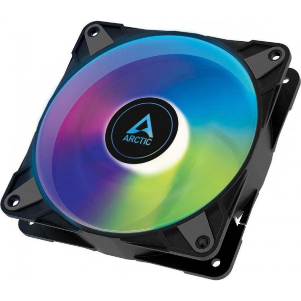 Arctic P12 PWM PST A-RGB 0dB – 120mm Pressure optimized case fan | PWM controlled speed with PST | A - Arctic