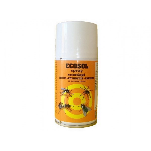 Εντομοκτόνο – Εντομοαπωθητικό ECOSOL SPRAY 250ml - OEM