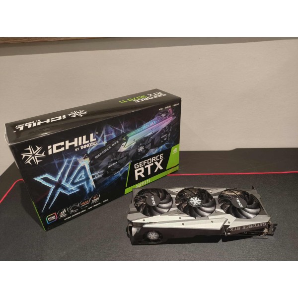 Μεταχειρισμένη κάρτα γραφικών Inno3D RTX 3070 TI 8GB ICHILL X4  - Inno3D