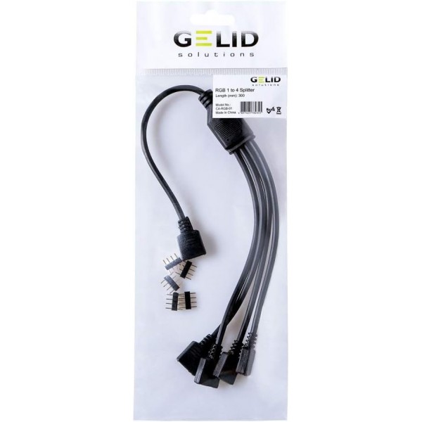 Gelid 1-to-4 RGB Splitter Cable (CA-RGB-01) | POE Injectors / Splitters | Δικτυακά |