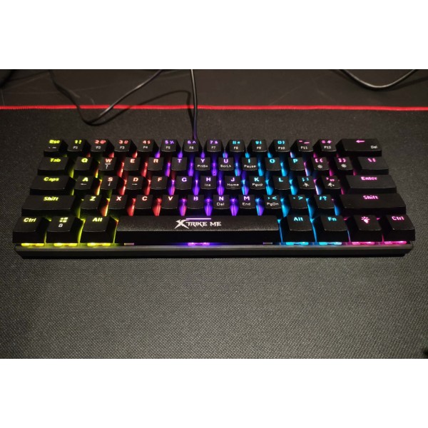 Ενσύρματο Gaming Μηχανικό Πληκτρολόγιο XTRIKE ME GK-916 Red Switches US - Xtrikeme
