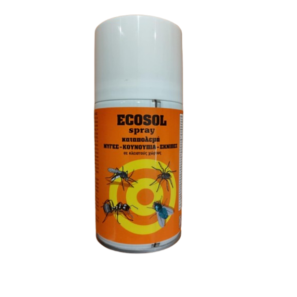 Εντομοκτόνο – Εντομοαπωθητικό ECOSOL SPRAY 250ml - OEM