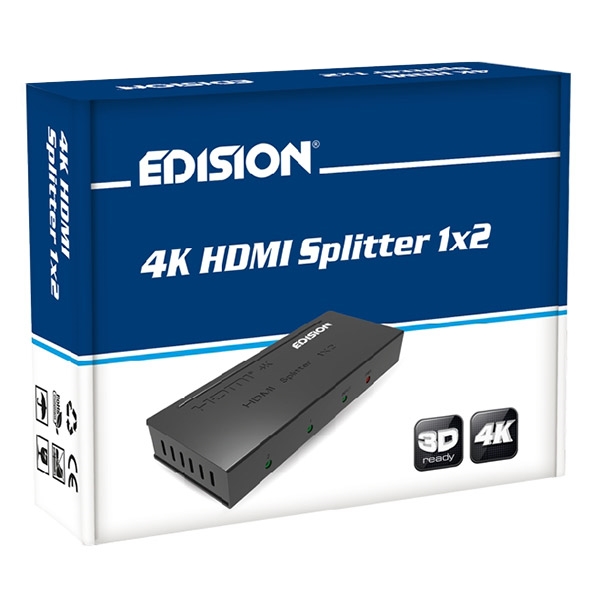 Μεταχειρισμένο EDISION 4K HDMI SPLITTER 1X2 - Καλώδια - Αντάπτορες