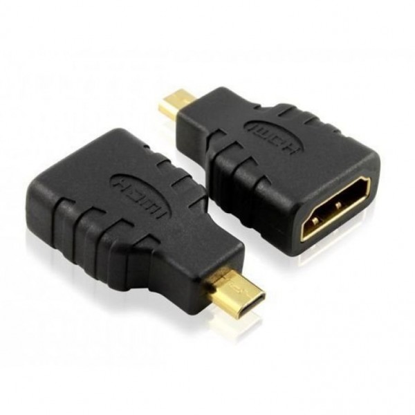 POWERTECH αντάπτορας micro HDMI σε HDMI ADA-H002, μαύρος - Powertech