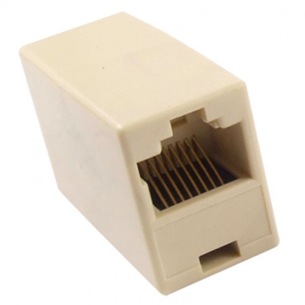 POWERTECH RJ45 εξάρτημα UTP μούφα CAB-N040, θηλυκό/θηλυκό, 8p8c, λευκό - Powertech