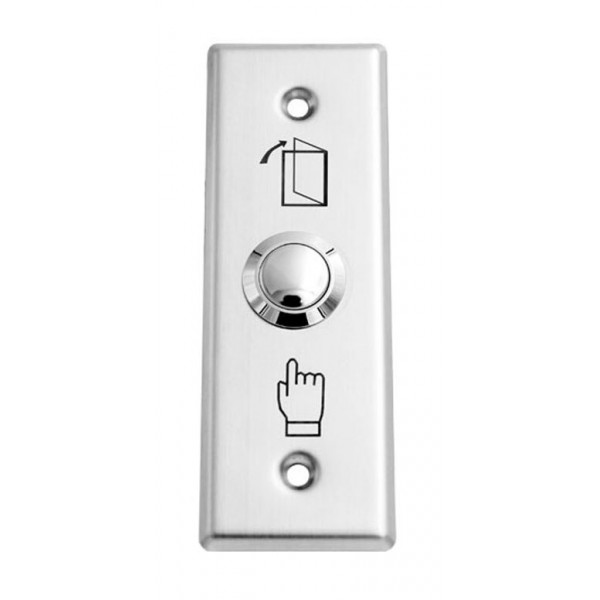 SECUKEY Χωνευτό μπουτόν SCK-CBUTTON1, 3Α, ασημί - Παρελκόμενα