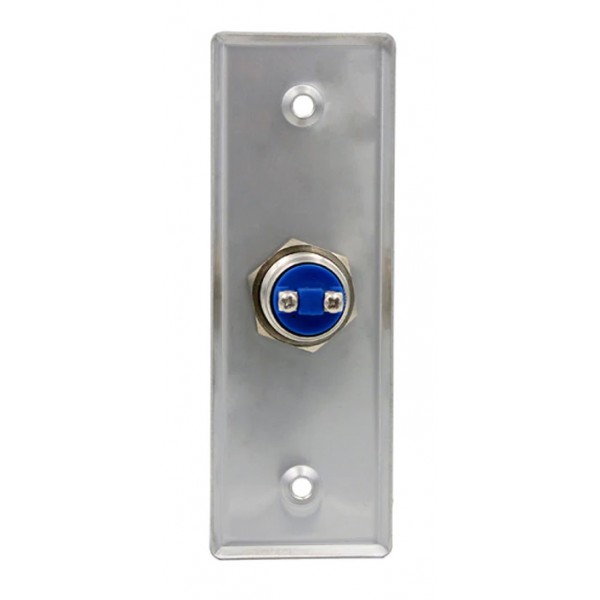 SECUKEY Χωνευτό μπουτόν SCK-CBUTTON1, 3Α, ασημί - Παρελκόμενα