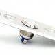 SECUKEY Χωνευτό μπουτόν SCK-CBUTTON1, 3Α, ασημί