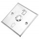 SECUKEY Χωνευτό μπουτόν SCK-CBUTTON2, 3Α, ασημί