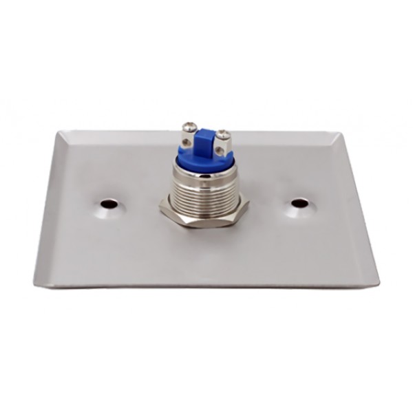 SECUKEY Χωνευτό μπουτόν SCK-CBUTTON2, 3Α, ασημί - Παρελκόμενα