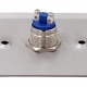 SECUKEY Χωνευτό μπουτόν SCK-CBUTTON2, 3Α, ασημί
