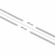 DELOCK μεταλλικός σφιγκτήρας καλωδίων 18770, 500x4.6mm, 10τμχ