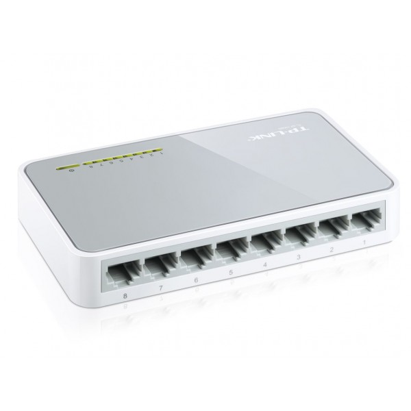 TP-LINK Desktop Switch TL-SF1008D, 8-port 10/100Mbps, Ver. 8.2 - tp-link