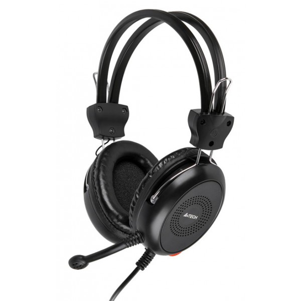 A4TECH Headset HS-30, 3.5mm, 40mm ακουστικά, μαύρα - A4TECH