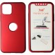 POWERTECH Θήκη Body 360° με Tempered Glass, iPhone 11 Pro Max, κόκκινη