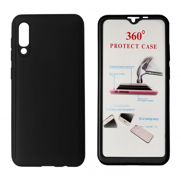 POWERTECH Θήκη Body 360° με Tempered Glass για Xiaomi Mi 9, μαύρη - Powertech