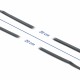 DELOCK Δεματικά καλωδίων 18950 με οπή στερέωσης, 200x4.8mm, μαύρα, 10τμχ