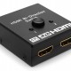 POWERTECH HDMI switch CAB-H112, 2 σε 1, 4K, bidirectional, μαύρο