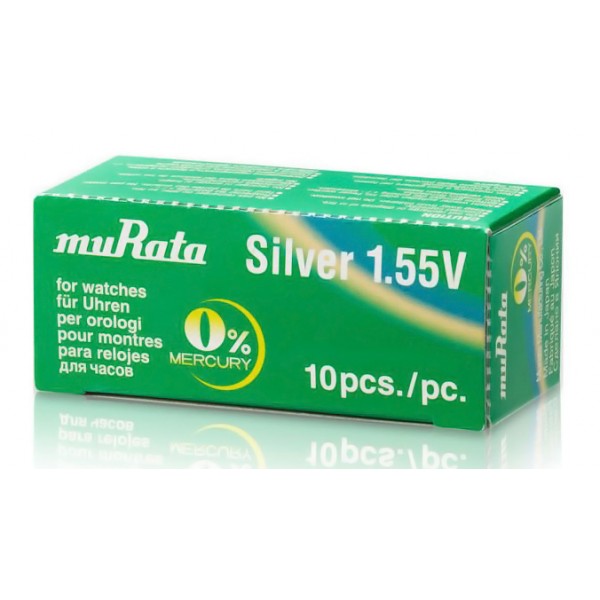 MURATA μπαταρία Silver Oxide για ρολόγια SR920SW, 1.55V, No371, 10τμχ - Μπαταρίες Ρολογιού