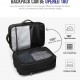 ARCTIC HUNTER τσάντα πλάτης B00345 με θήκη laptop 15.6", USB, 19-32L, μαύρη