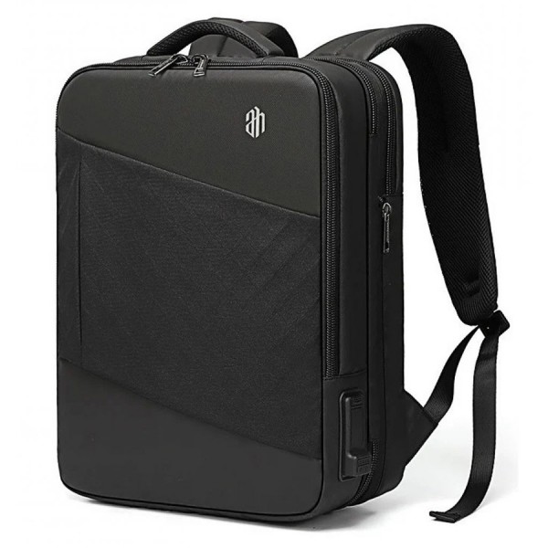 ARCTIC HUNTER τσάντα πλάτης B00345 με θήκη laptop 15.6", USB, 19-32L, μαύρη - Σπίτι & Gadgets
