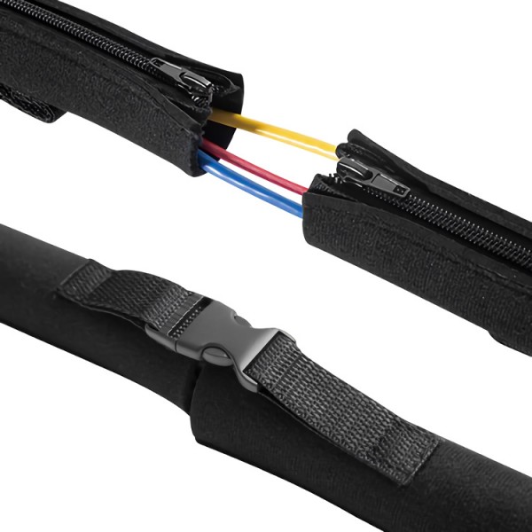 BRATECK κάλυμμα καλωδίων τύπου Flex Wrap CC15-1, με φερμουάρ, Φ30cm x1m - Σύγκριση Προϊόντων
