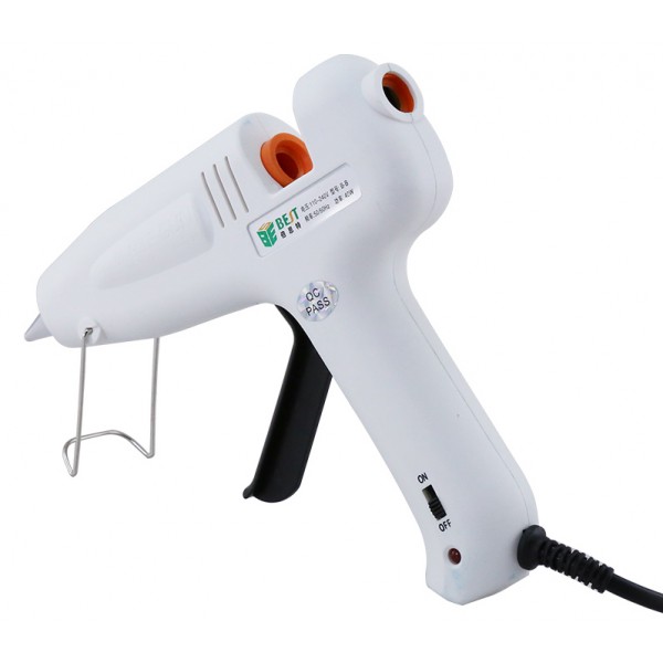 BEST Πιστόλι θερμικής σιλικόνης BST-B-F, 40W, λευκό - Συγκόλληση
