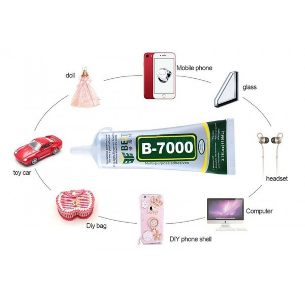 BEST Κόλλα πολλαπλών χρήσεων B-7000, 110ml, διάφανη - BEST