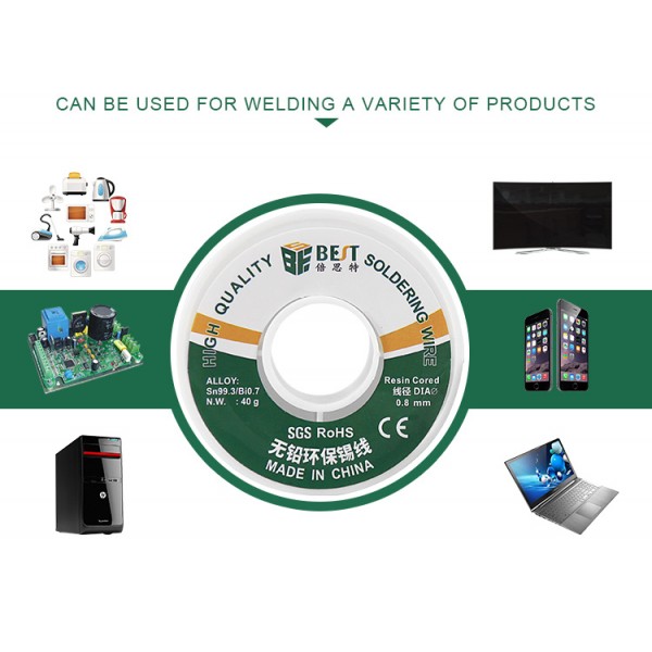 BEST καλάι συγκόλλησης BST-TIN0440, 40g, 0.4mm - BEST