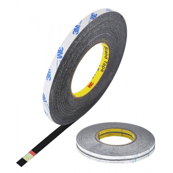 BEST ταινία διπλής όψεως 3M BST-3M5MM-BK μηχανισμών αφής 5mmx50m, μαύρη - BEST