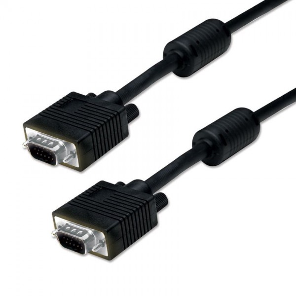 POWERTECH καλώδιο VGA CAB-G012, Full HD, CCS, 3+6, 3m, μαύρο - Περιφερειακά