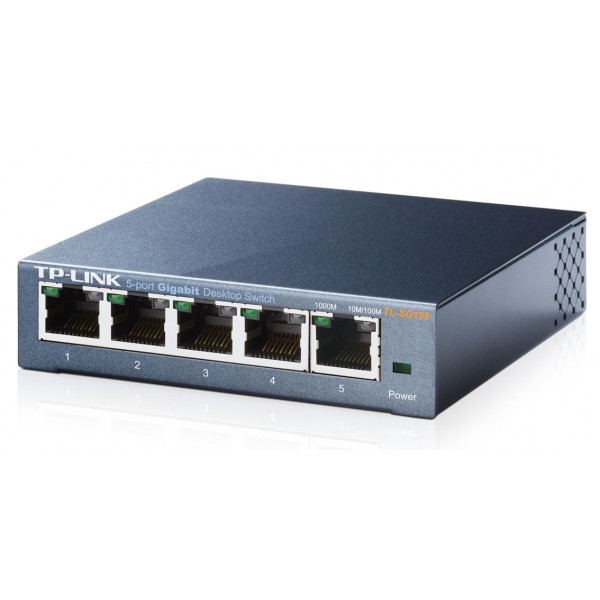 TP-LINK Gigabit Switch TL-SG105, 5 θύρες, Ver. 8.0 - tp-link