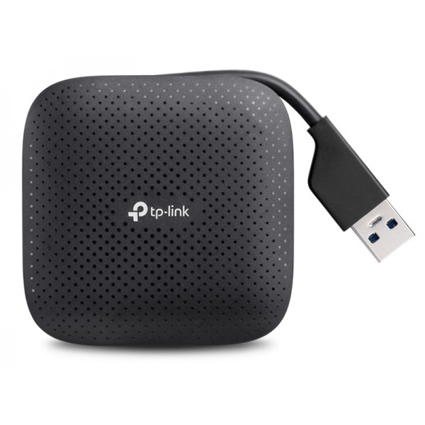 TP-LINK USB hub UH400, 4x θυρών, 5Gbps, USB σύνδεση, μαύρο, Ver. 3.0 - tp-link