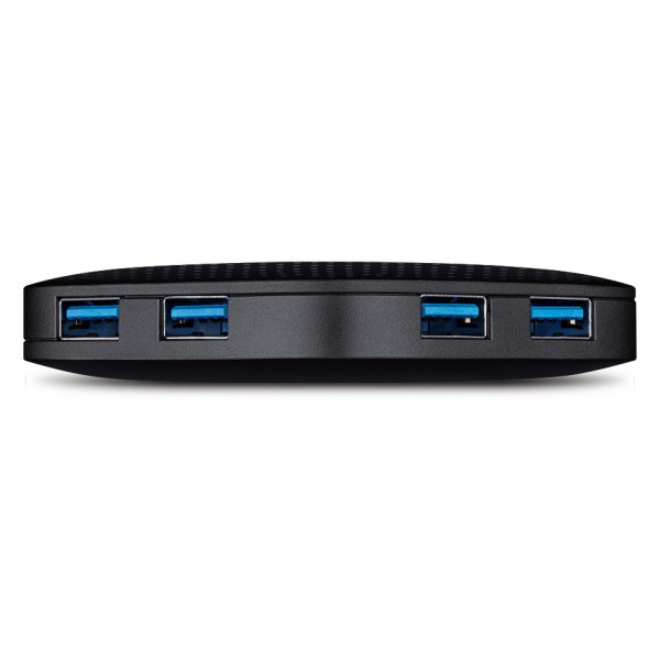 TP-LINK USB hub UH400, 4x θυρών, 5Gbps, USB σύνδεση, μαύρο, Ver. 3.0