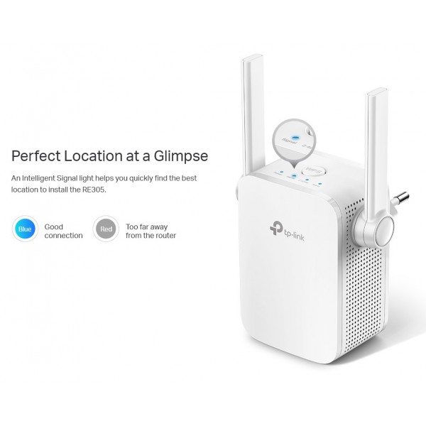TP-LINK AC1200 Wi-Fi Range Extender RE305, dual band, Ver. 3.0 - Σύγκριση Προϊόντων