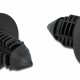 DELOCK Πλαστική τάπα 60187 για κάλυψη οπών, 15x14.5mm, μαύρη, 10τμχ