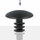 DELOCK Πλαστική τάπα 60188 για κάλυψη οπών, 8.7x9.6mm, μαύρη, 10τμχ