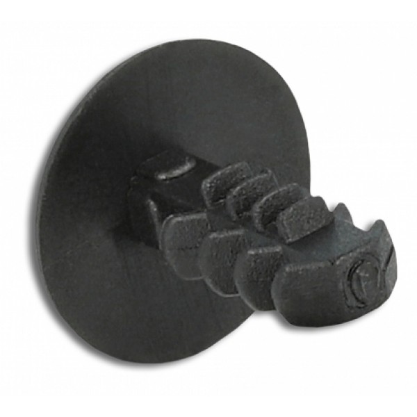 DELOCK Πλαστική τάπα 60188 για κάλυψη οπών, 8.7x9.6mm, μαύρη, 10τμχ - DeLock