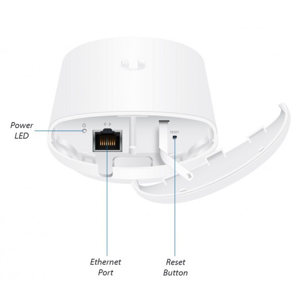 UBIQUITI NanoStation Loco 5AC, 5GHz, 450Mbps, 13dBi, λευκό - UBIQUITI
