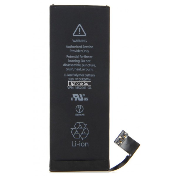 High Copy Μπαταρία για iPhone 5S, Li-ion 1560mAh - Service