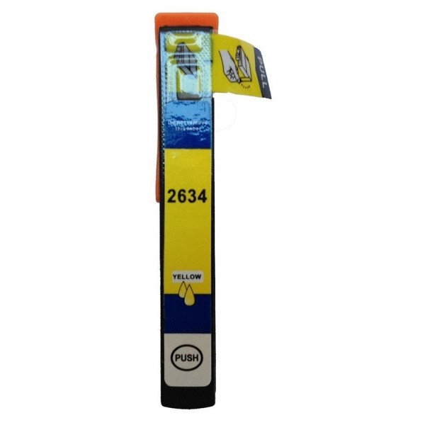 Συμβατό Inkjet μελάνι για Epson, T2634, κίτρινο - PREMIUM