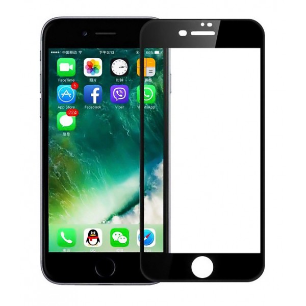 POWERTECH Tempered Glass 5D Full Glue TGC-0233 για iPhone 7 Plus, μαύρο - Powertech