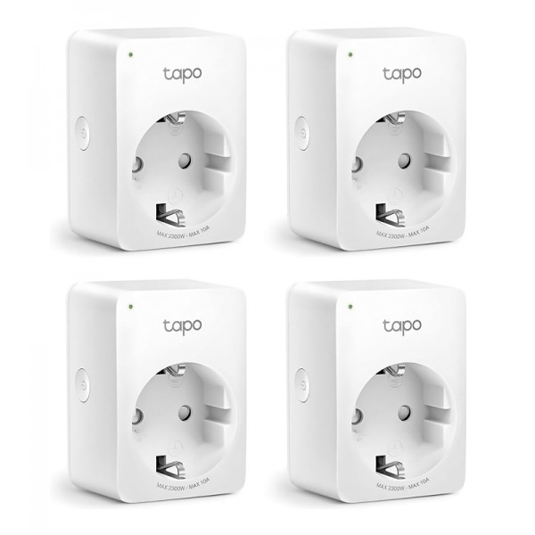 TP-LINK smart αντάπτορας ρεύματος TAPO-P100, Wi-Fi, ΒΤ, 4τμχ, Ver. 1.0 - tp-link